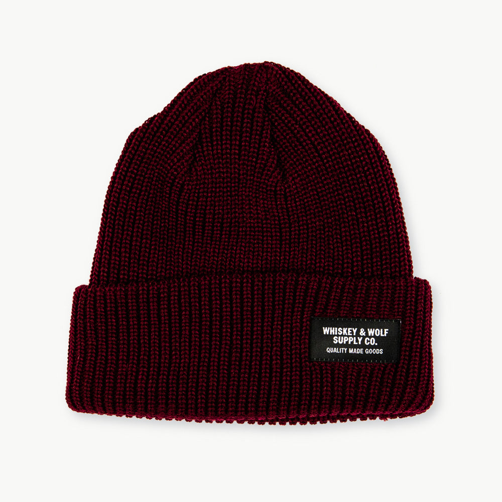 Adventurer's Beanie - Burgundy